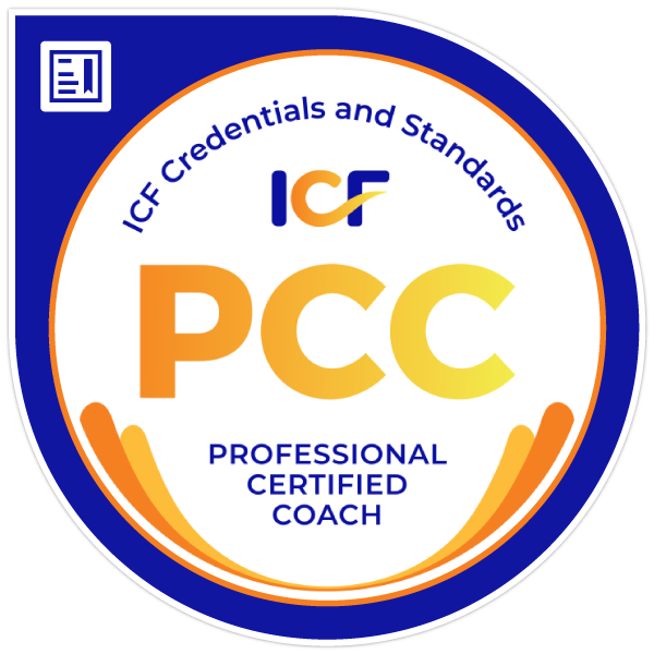 Badge ufficiale ICF PCC - Professional Certified Coach